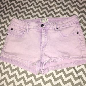 Lavender high waist denim